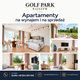 GOLF PARK APARTAMENTY NA SPRZEDAŻ I WYNAJEM